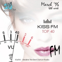  - Kiss FM Top-40 March - 4th week (2016) MP3