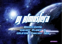 DJ Atmosfera - Broatcasting. Galaxy Planet X (Uplifting Podcast Mix) (2016) MP3