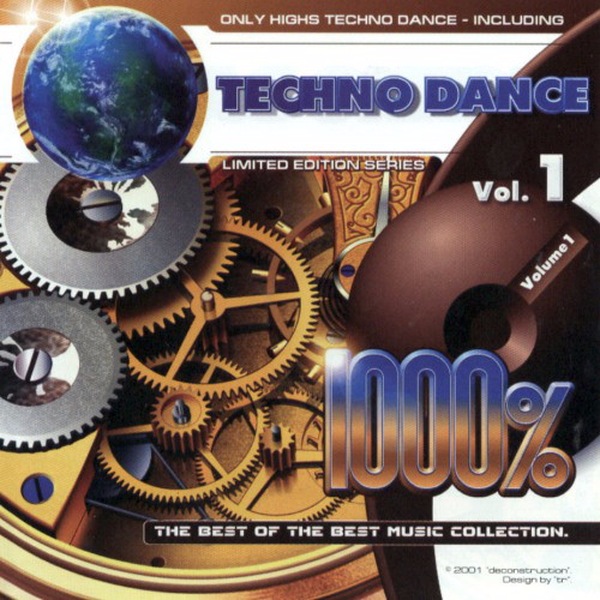 VA - 1000% Techno Dance Vol. 1-5 [5CD] (2001-2003) MP3