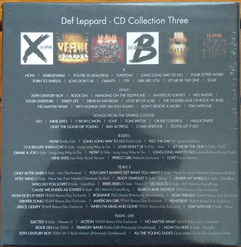 Def Leppard - X, Yeah! and Songs From The Sparkle Lounge [6CD] (2021) MP3
