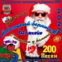 Сборник - Новогодний вернисаж с песнями у камина Vol.1-2 (2022) МР3 от DJ Lexsus